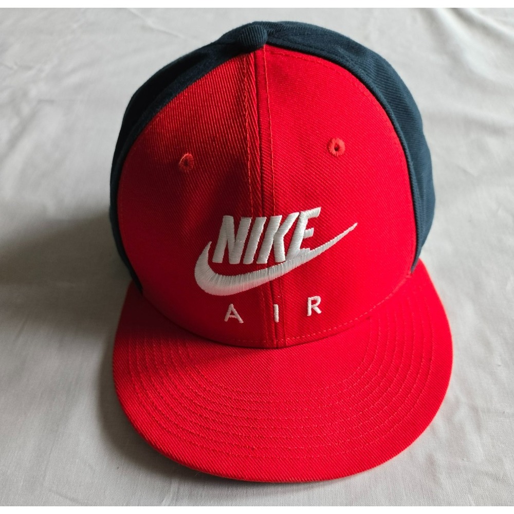 Nike Air True Snapback Hat Cap Swoosh Red/Blue